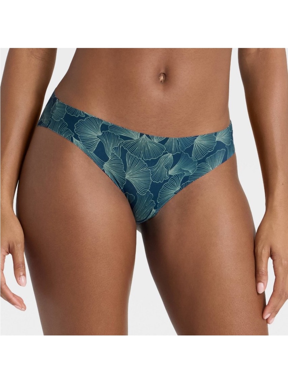 Women's Invisible Edge Bikini Underwear - Auden™ Dark Blue S